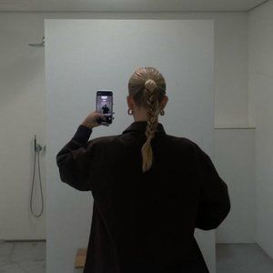 Claiborne Oversized Black Shirt ASO josephinehj